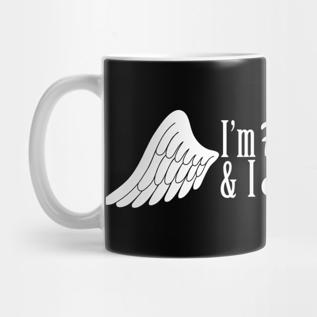 I'm here and I stay Angel Waverly (Black) by gingertv02